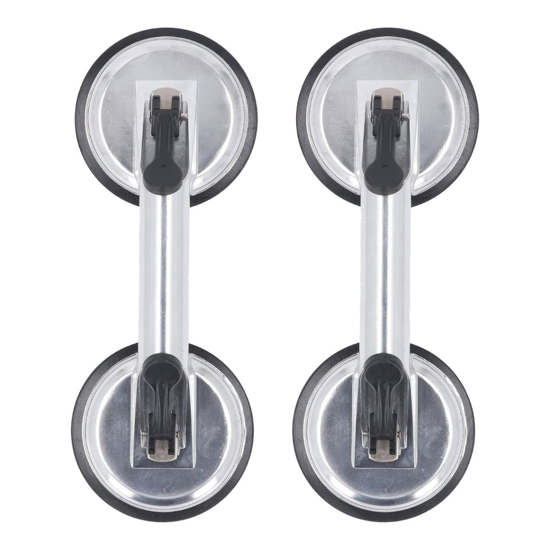 Johnkeans JK-GS-2076 – Heavy Duty Aluminum Double Handle Suction Cups – (Glass, Tile Lifter Gripper)
