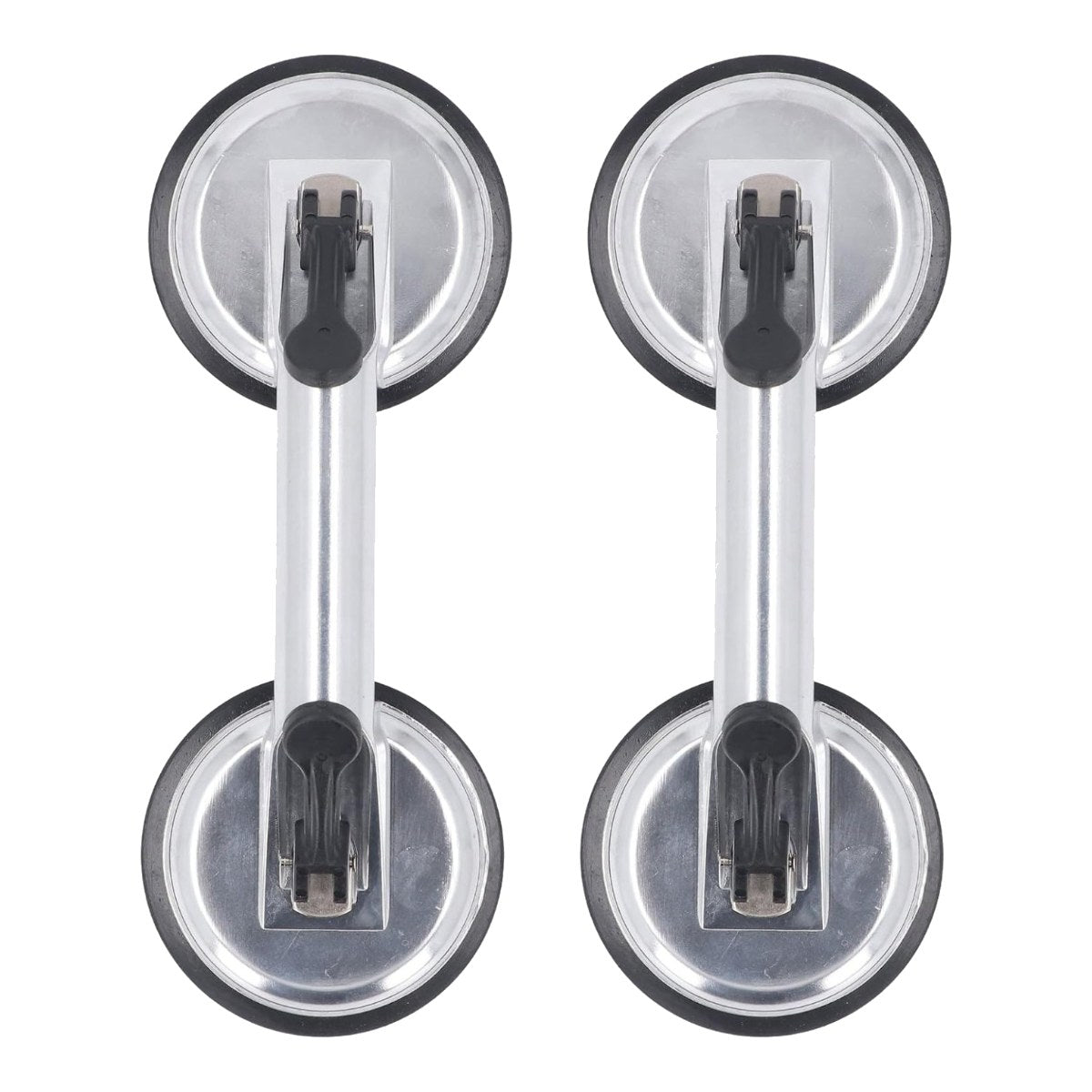 Johnkeans JK-GS-2076 – Heavy Duty Aluminum Double Handle Suction Cups – (Glass, Tile Lifter Gripper)