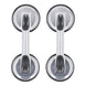 Johnkeans JK-GS-2076 – Heavy Duty Aluminum Double Handle Suction Cups – (Glass, Tile Lifter Gripper)