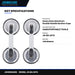 Johnkeans JK-GS-2076 – Heavy Duty Aluminum Double Handle Suction Cups – (Glass, Tile Lifter Gripper)