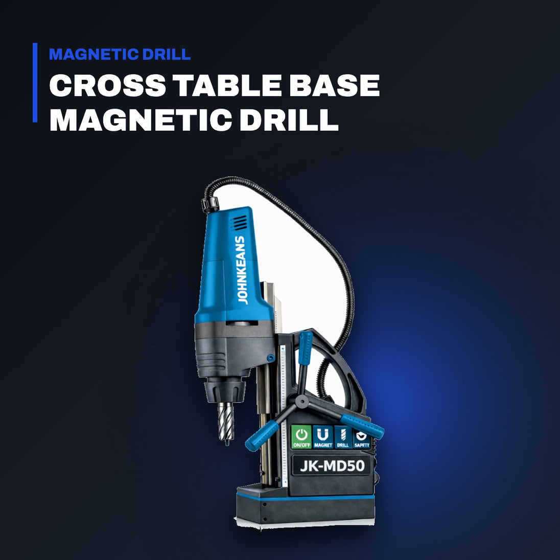 Johnkeans JK-PT-2055 – Cross Table Base Magnetic Drill