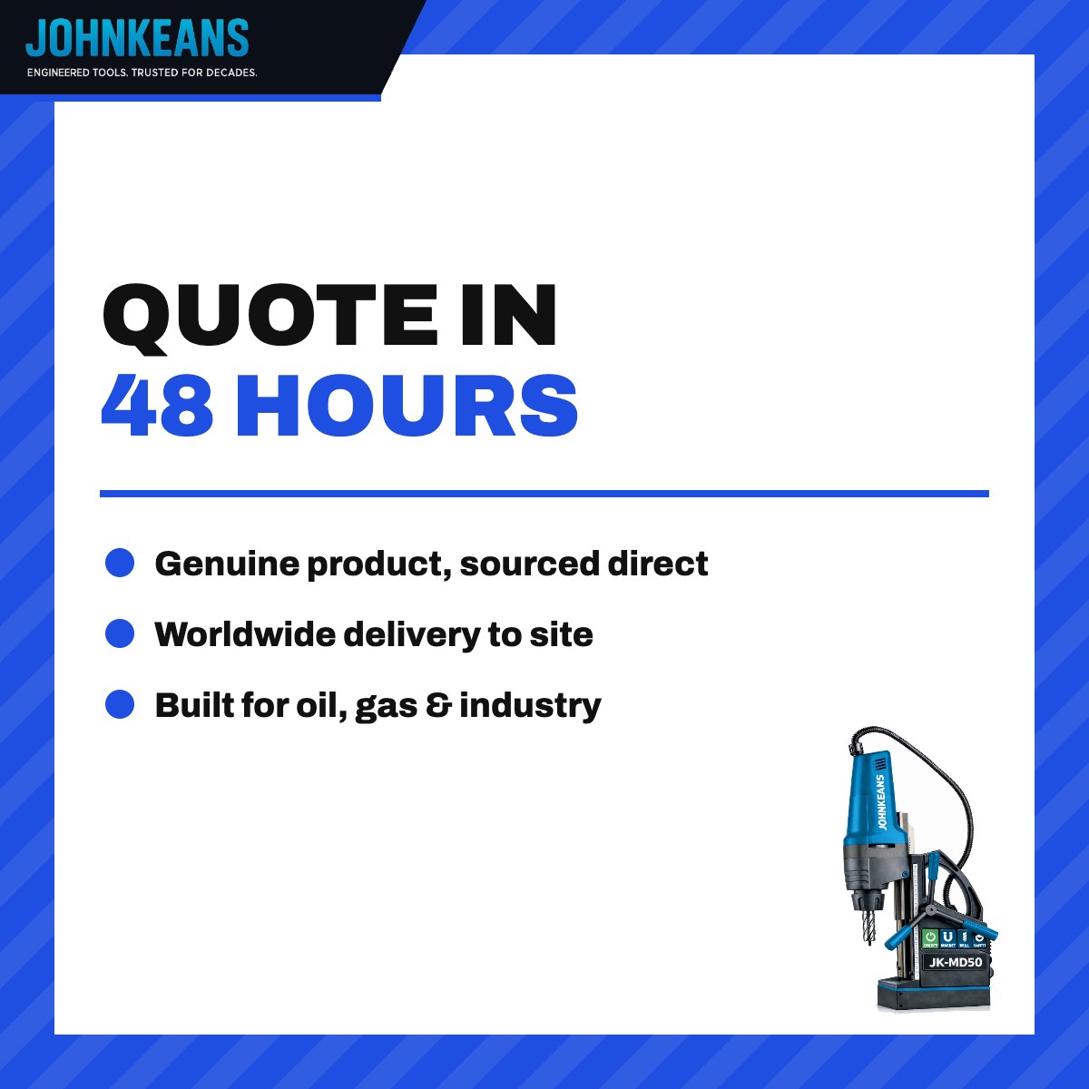 Johnkeans JK-PT-2055 – Cross Table Base Magnetic Drill