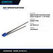 Johnkeans JK-TW-2111 – Rigid Double-End Reversible Chain Tongs 50 – 1 1/2 Chain Length, 40 1/2 Model No