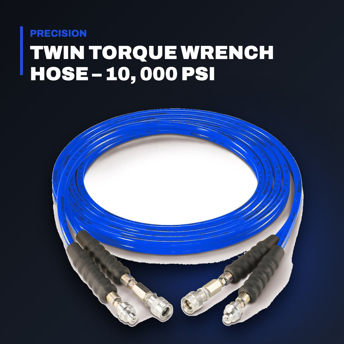 Johnkeans JK-TW-2112 – Twin Torque Wrench Hose – 10, 000 Psi