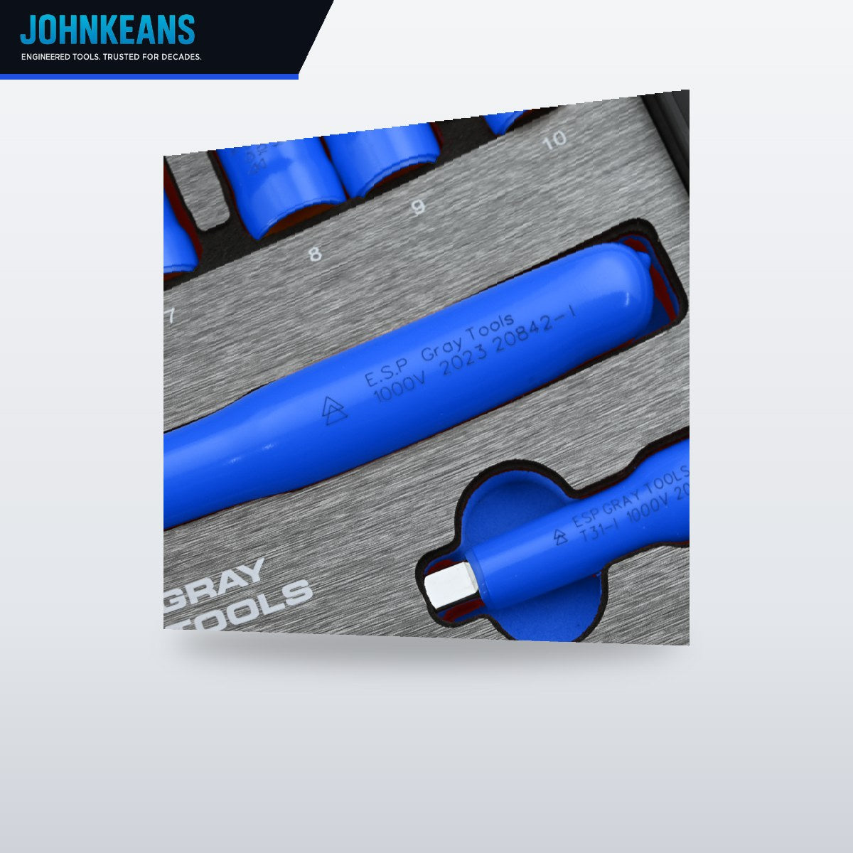 Johnkeans JK-GS-2069 – 39 Pc. 1000V Insulated 3/8 Dr