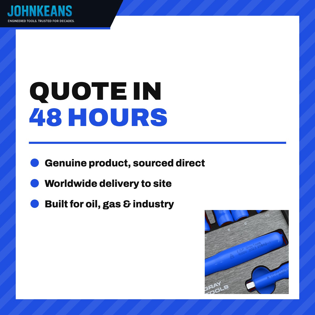Johnkeans JK-GS-2069 – 39 Pc. 1000V Insulated 3/8 Dr