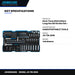 Johnkeans JK-TW-2099 – Klein Tools 652216Hexl Long Hex Bit Socket Set – Sae And Metric, 16 Pc.3/8 Drive