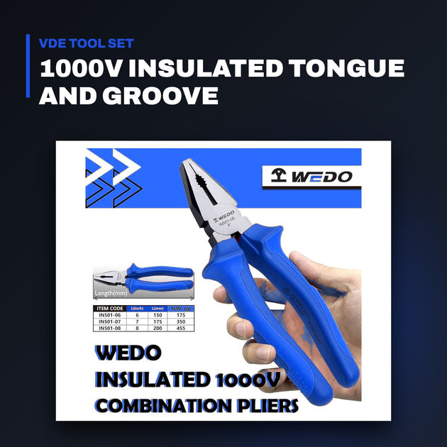 Johnkeans JK-GS-2065 – 1000V Insulated Tongue And Groove