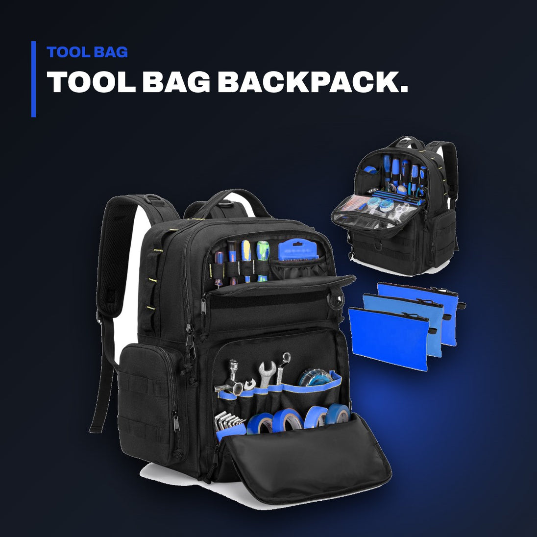 Johnkeans JK-HT-2085 – Johnkeans JK 88210 – Tool Bag Backpack.