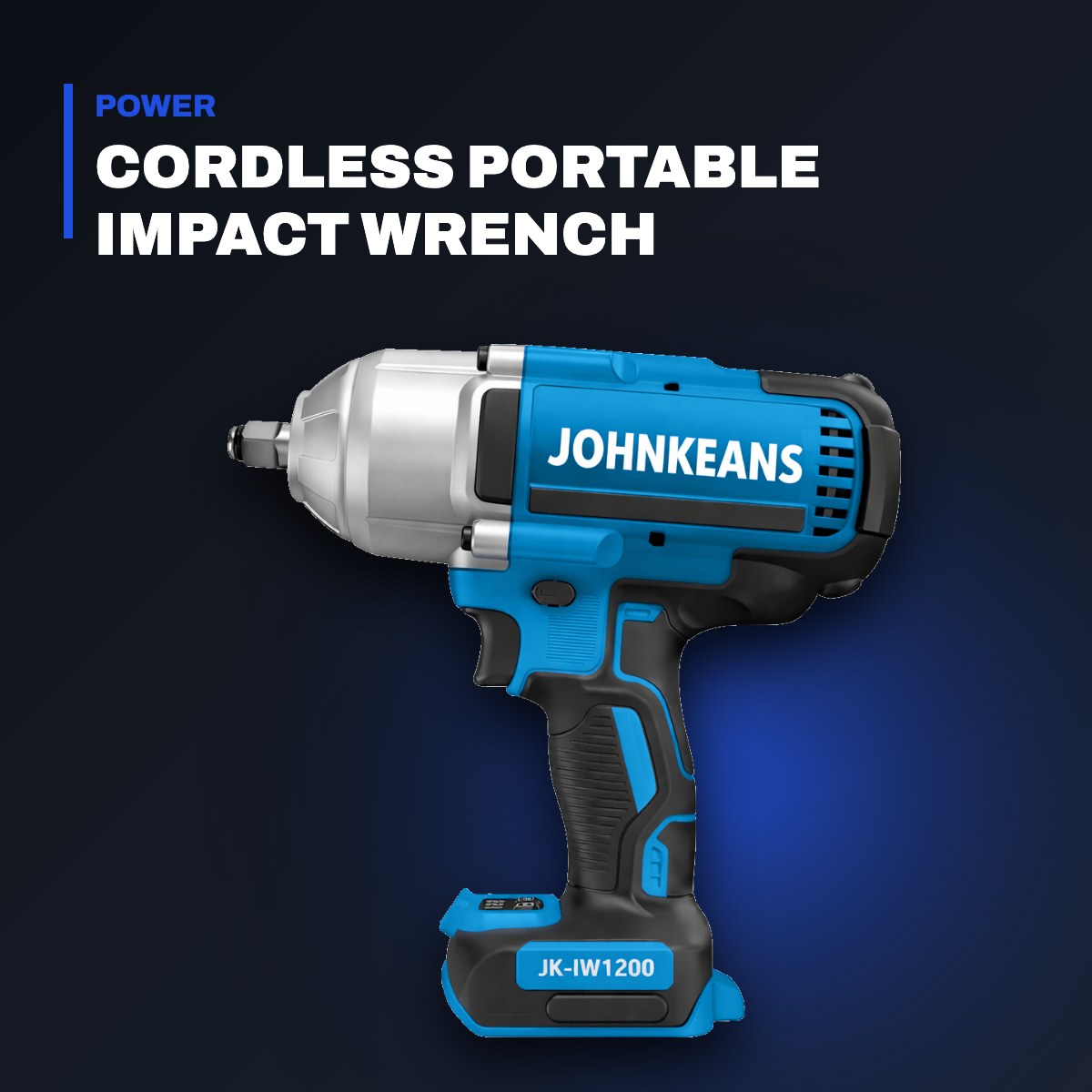 Johnkeans JK-TW-2076 – Cordless Portable Impact Wrench