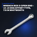 Johnkeans JK-TW-2113 – Wrench Box & Open End – 10-15 Deg Offset Type, 7/8 In Whitworth
