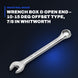 Johnkeans JK-TW-2113 – Wrench Box & Open End – 10-15 Deg Offset Type, 7/8 In Whitworth