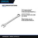 Johnkeans JK-TW-2113 – Wrench Box & Open End – 10-15 Deg Offset Type, 7/8 In Whitworth