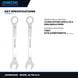 Johnkeans JK-TW-2114 – Wrench Box & Open End – 15 Deg Offset Box & 22.5 Deg Angle Open