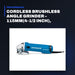 Johnkeans JK-PT-2051 – Cordless Brushless Angle Grinder – 115Mm(4-1/2 Inch), Paddle Switch