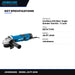 Johnkeans JK-PT-2049 – Cordless 20V Max* Angle Grinder Tool Kit – 7-Lnch With 2 Battery