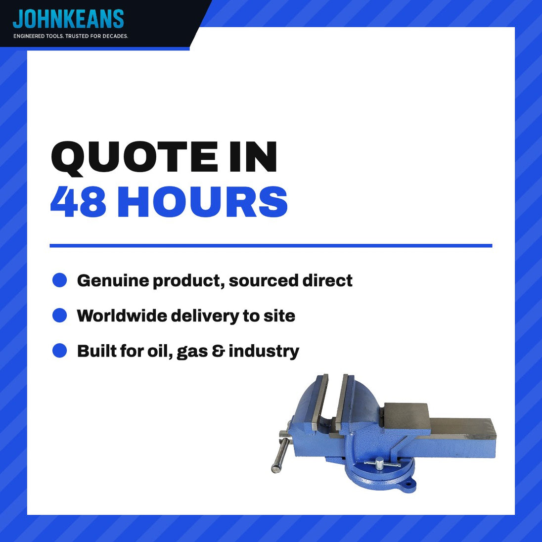 Johnkeans JK-HT-2073 – Heavy Duty Swivel Bench Vise 8-Inch