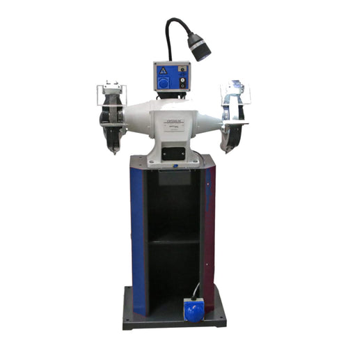 Johnkeans JK-PT-2092 – Bench Grinder 250 mm with Brake, Light, Stand & E-Stop