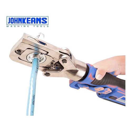 Johnkeans JK-CA-2001 – Cordless Crimping, Cutting & Punching Tool Set with 2 Batteries