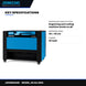 Johnkeans JK-CA-2004 – Laser Engraving Machine 50W, 45 x 45 cm