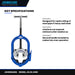 Johnkeans JK-CA-2009 – Heavy Duty Hinged Pipe Cutter 6" – 8"