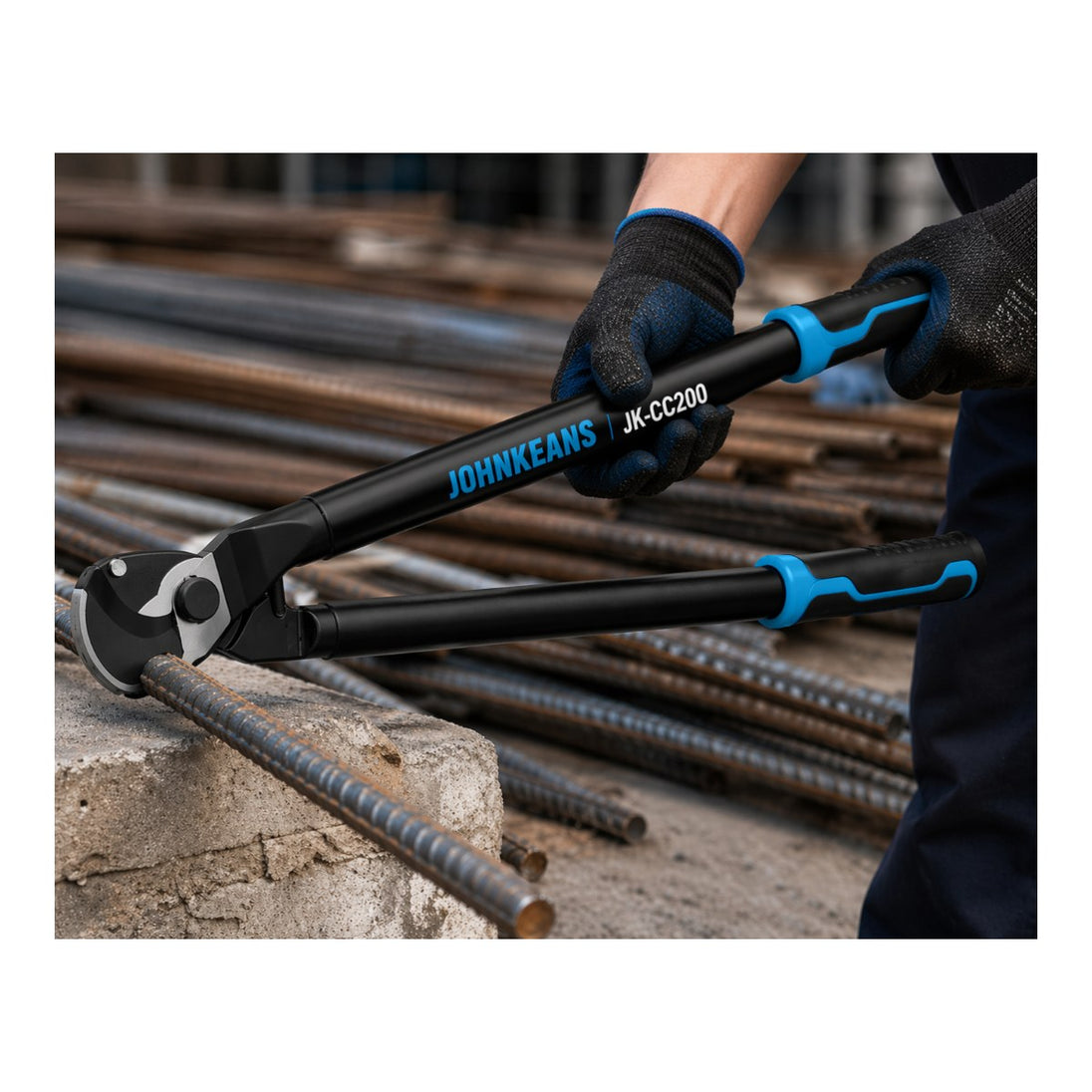 Johnkeans JK-HT-2050 – Cable Cutter Battery Operated With Two Batteries And Charger – Remote Controlled