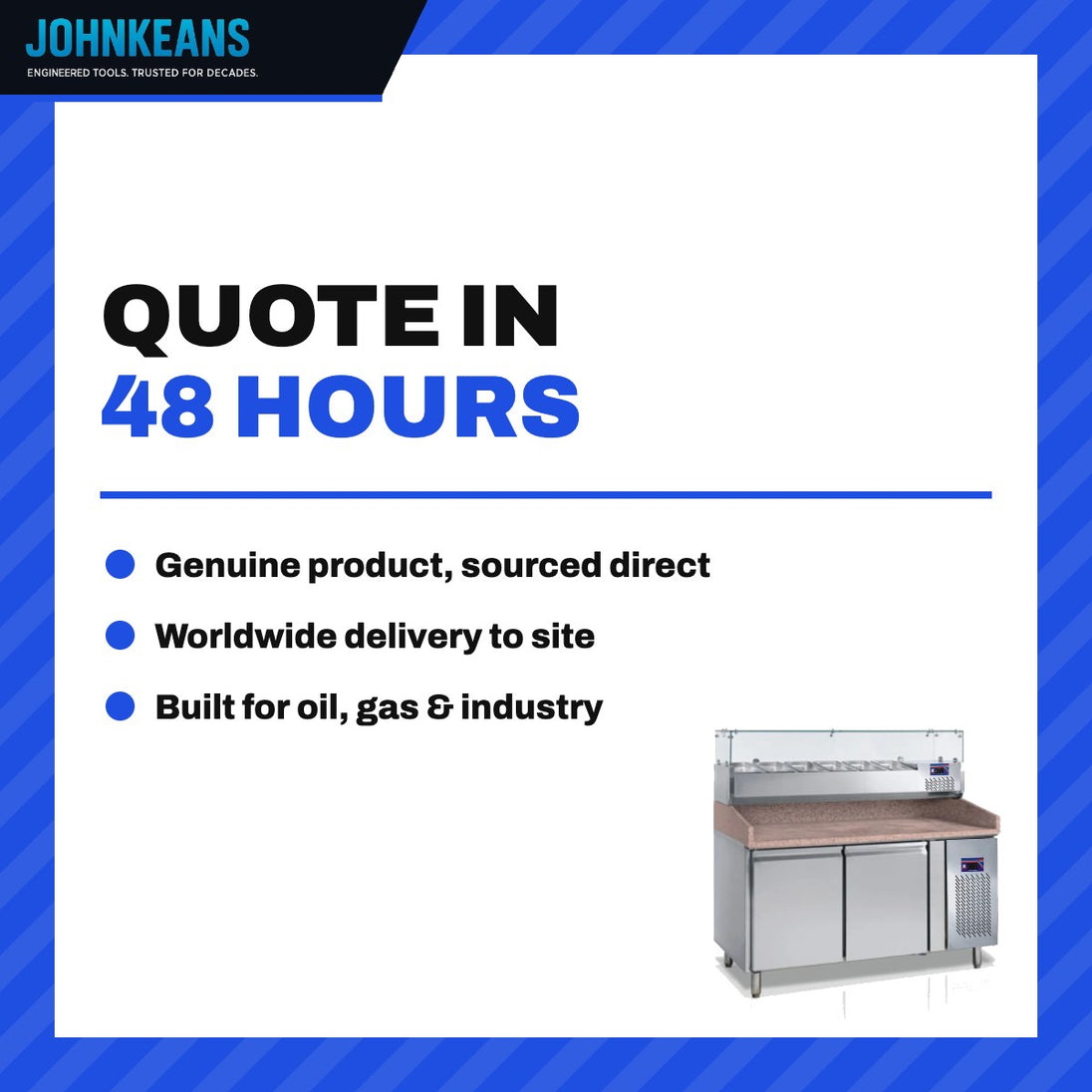 Johnkeans JK-GS-2087 – Johnkeans JK- CS200T – Salad Refrigerator Display - Material – Stainless Steel.