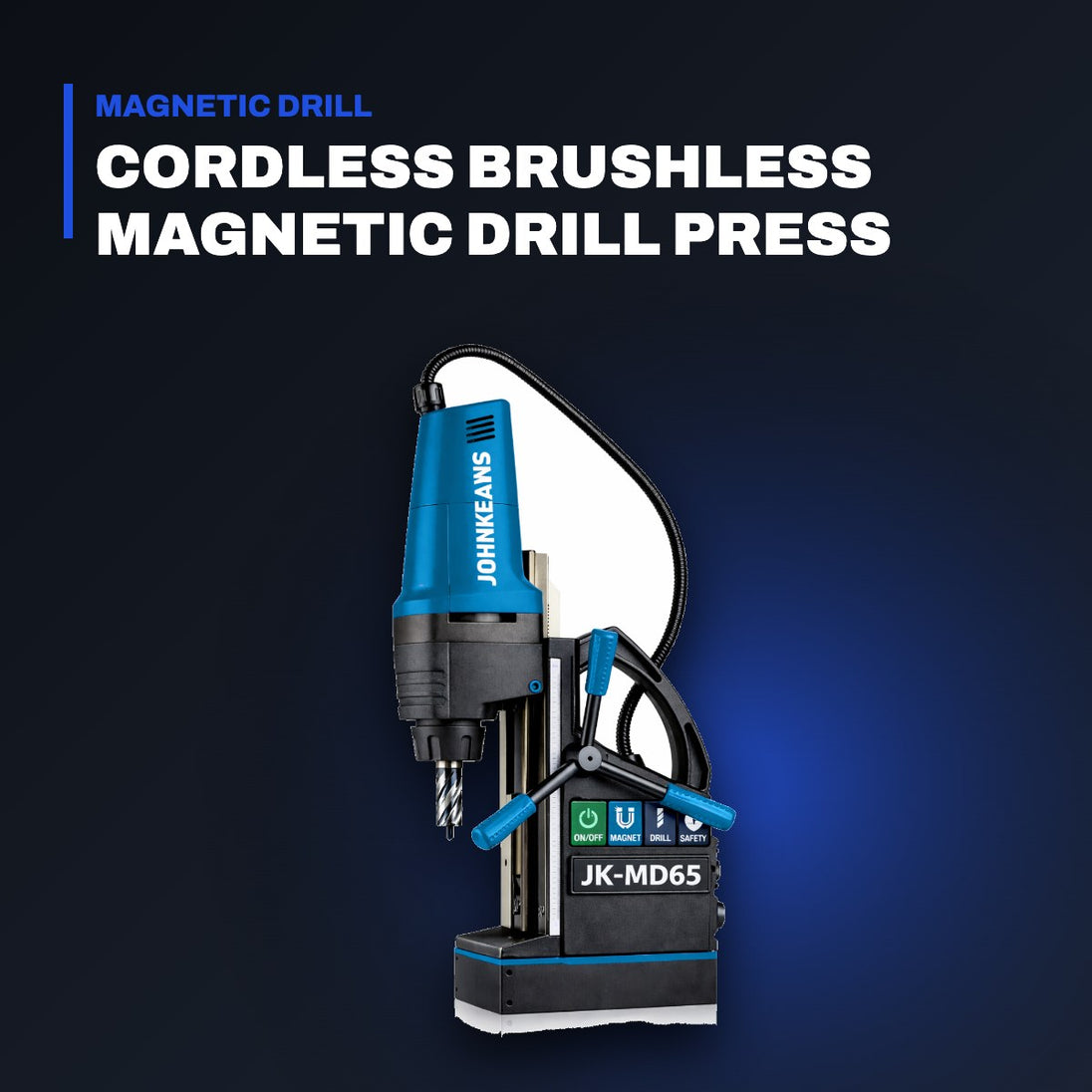 Johnkeans JK-PT-2052 – Cordless Brushless Magnetic Drill Press