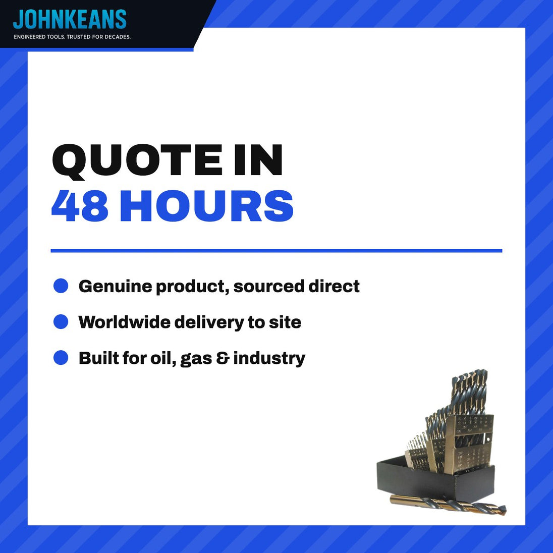 Johnkeans JK-PT-2100 – Set Type - Jobber Drill Set