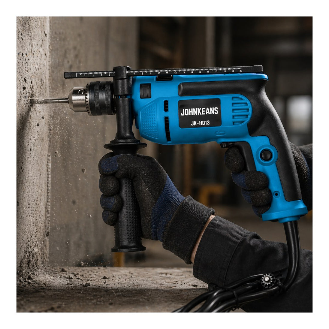 Johnkeans JK-TW-2053 – 20V Max* Xr(R) Brushless Cordless 1/2 In. 3-Speed Hammer Drill Kit With Xr Powerpack
