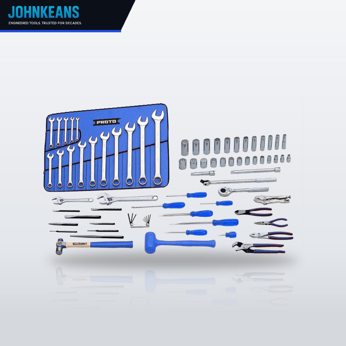 Johnkeans JK-HT-2123 – Proto 78 Piece Starter Set With Tool Box J9969-Na
