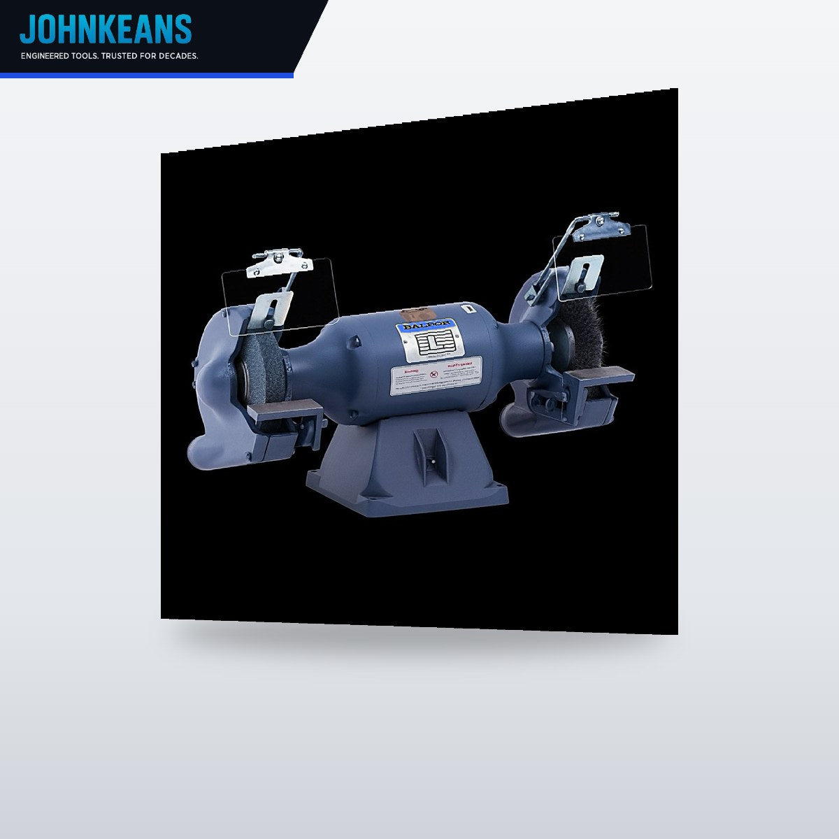 Johnkeans JK-EL-2008 – Industrial Bench Grinder 8", 1 HP with 10 Grinding Wheels
