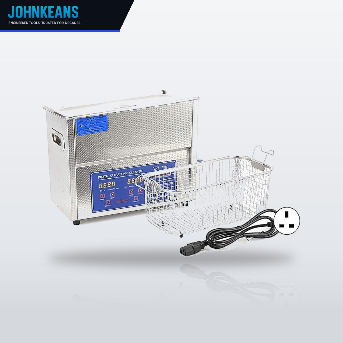 Johnkeans JK-EL-2011 – Ultrasonic Cleaner 6 L with Heater & Timer