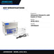 Johnkeans JK-EL-2011 – Ultrasonic Cleaner 6 L with Heater & Timer