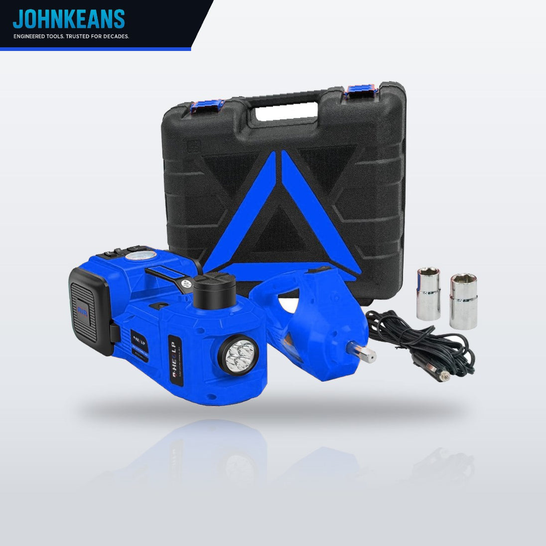 Johnkeans JK-EL-2013 – Electric Hydraulic Floor Jack 5 Ton, 12V DC