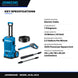 Johnkeans JK-EL-2015 – Electric Pressure Washer 3000 PSI, 16 m Hose