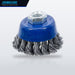 Johnkeans JK-EL-2021 – Twisted Wire Cup Brush 65 mm M14 & Cordless Combi Drill Set