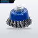 Johnkeans JK-EL-2021 – Twisted Wire Cup Brush 65 mm M14 & Cordless Combi Drill Set