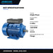 Johnkeans JK-EL-2034 – Single Phase Induction Motor 0.18 kW