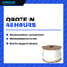Johnkeans JK-EL-2035 – PVC Ferrule Printing Sleeve 2.5 mm, White