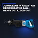 Johnkeans JK-PT-2081 – Johnkeans JK F2028 – Air Reciprocating Saw – Heavy Duty, Lock Out Lever