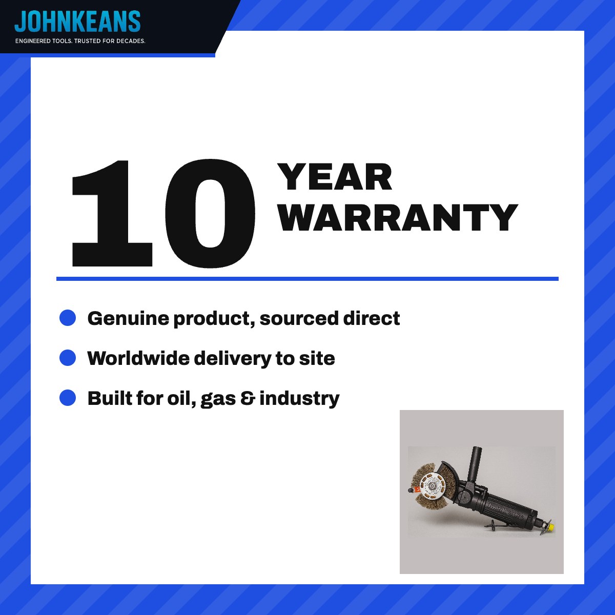 Johnkeans JK-FA-2004 – Pneumatic Bristle Blaster, ATEX, with Dust Control
