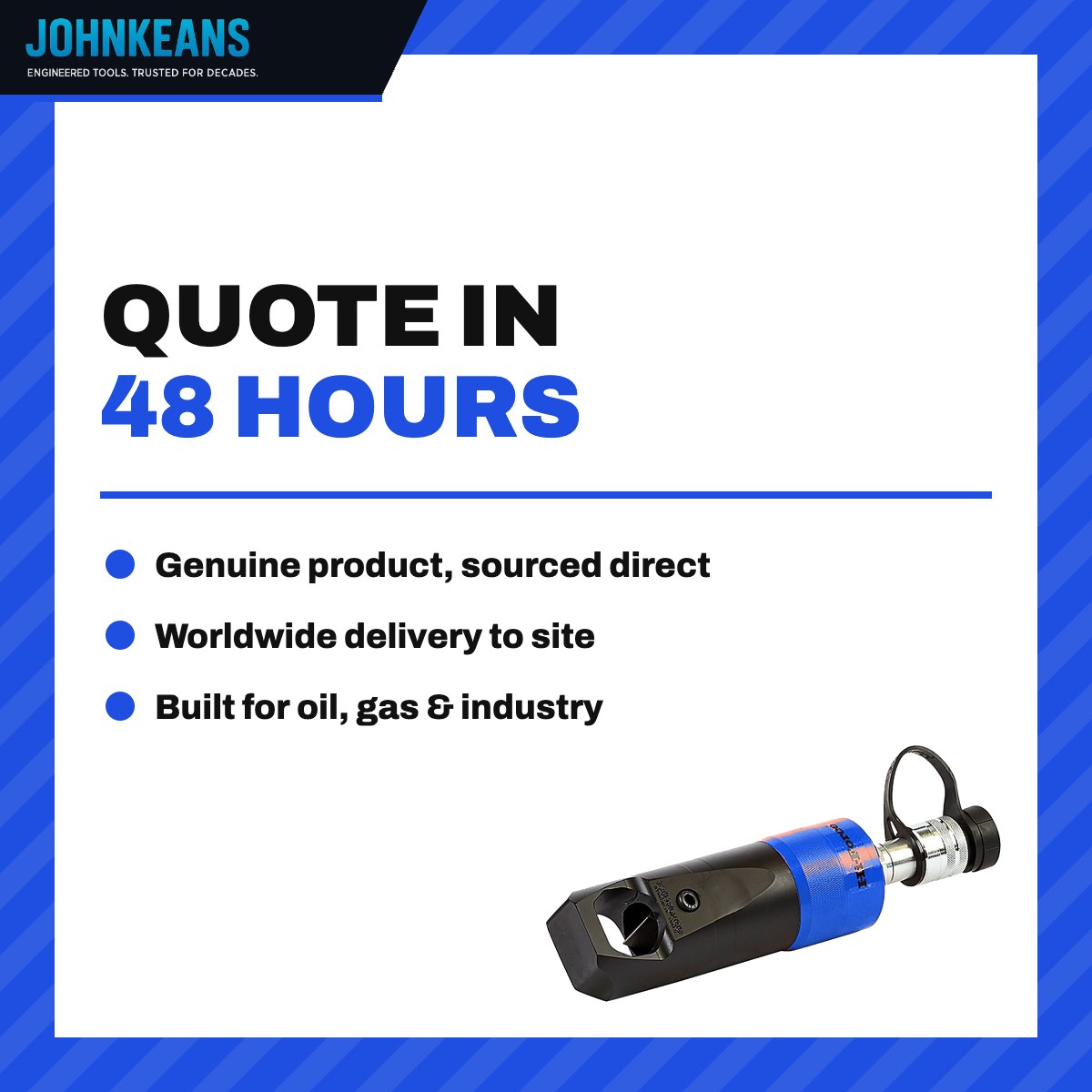 Johnkeans JK-FA-2008 – Hydraulic Nut Splitter 700 Bar, M10 – M75