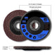 Johnkeans JK-FA-2009 – Heavy Duty Hand Rivet Gun & Flap Discs