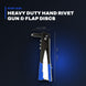 Johnkeans JK-FA-2009 – Heavy Duty Hand Rivet Gun & Flap Discs