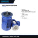 Johnkeans JK-PU-2009 – Johnkeans JK- GH28-250W-105S – Coaxial Geared Asynchronous Three Phase Motor Vertical With Ratio – 205, 2 I