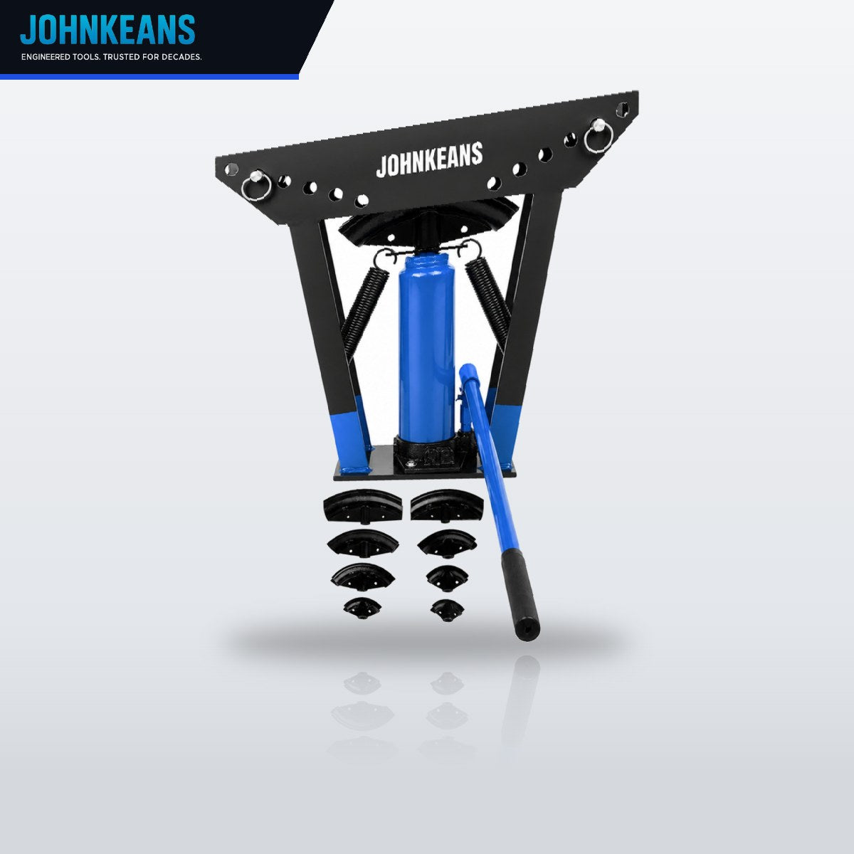 Johnkeans JK-GS-2003 – Hydraulic Pipe Bender 12 Ton with 6 Dies (1/2" – 2")