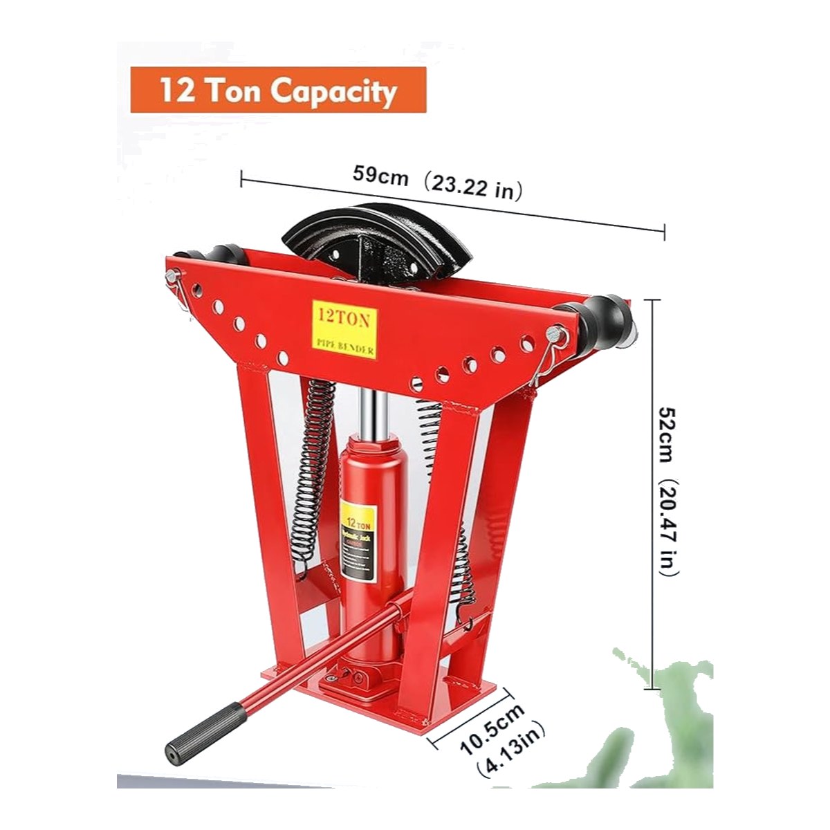 Johnkeans JK-GS-2003 – Hydraulic Pipe Bender 12 Ton with 6 Dies (1/2" – 2")