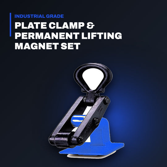 Johnkeans JK-GS-2007 – Plate Clamp & Permanent Lifting Magnet Set