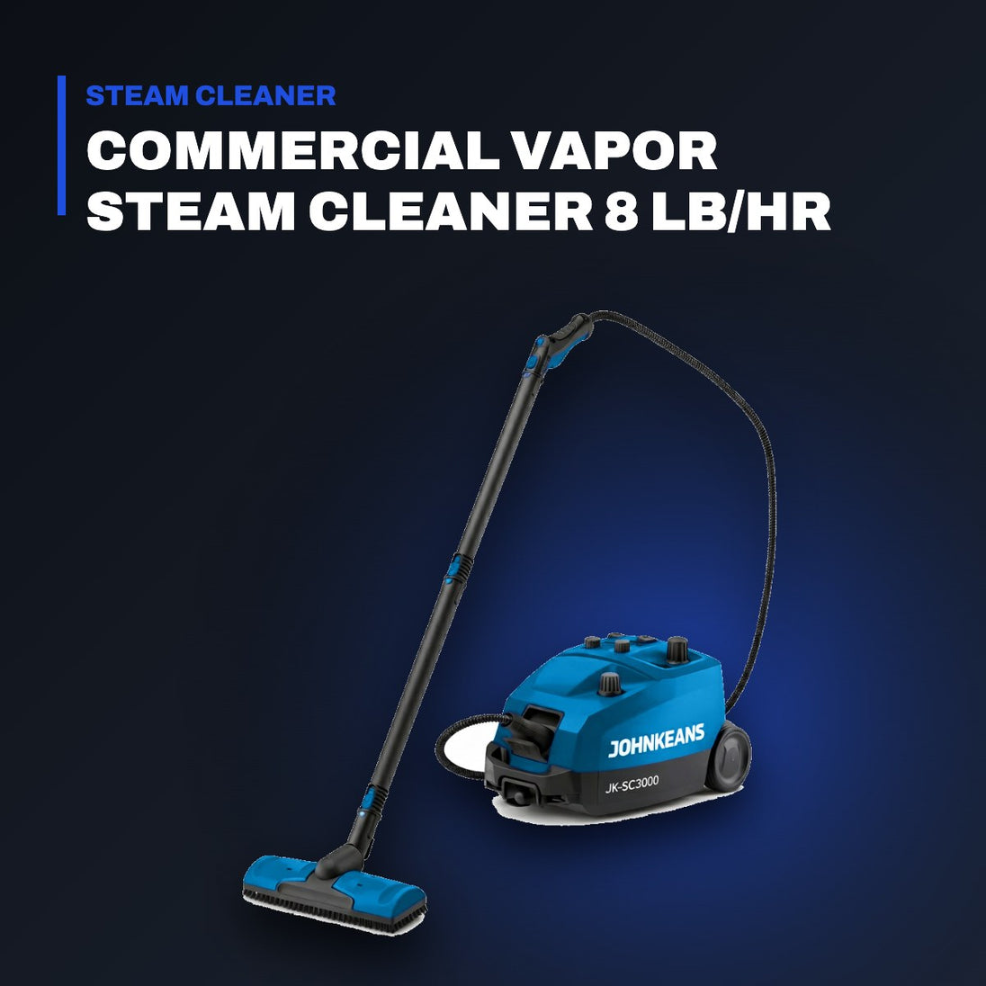 Johnkeans JK-GS-2008 – Commercial Vapor Steam Cleaner 8 lb/hr